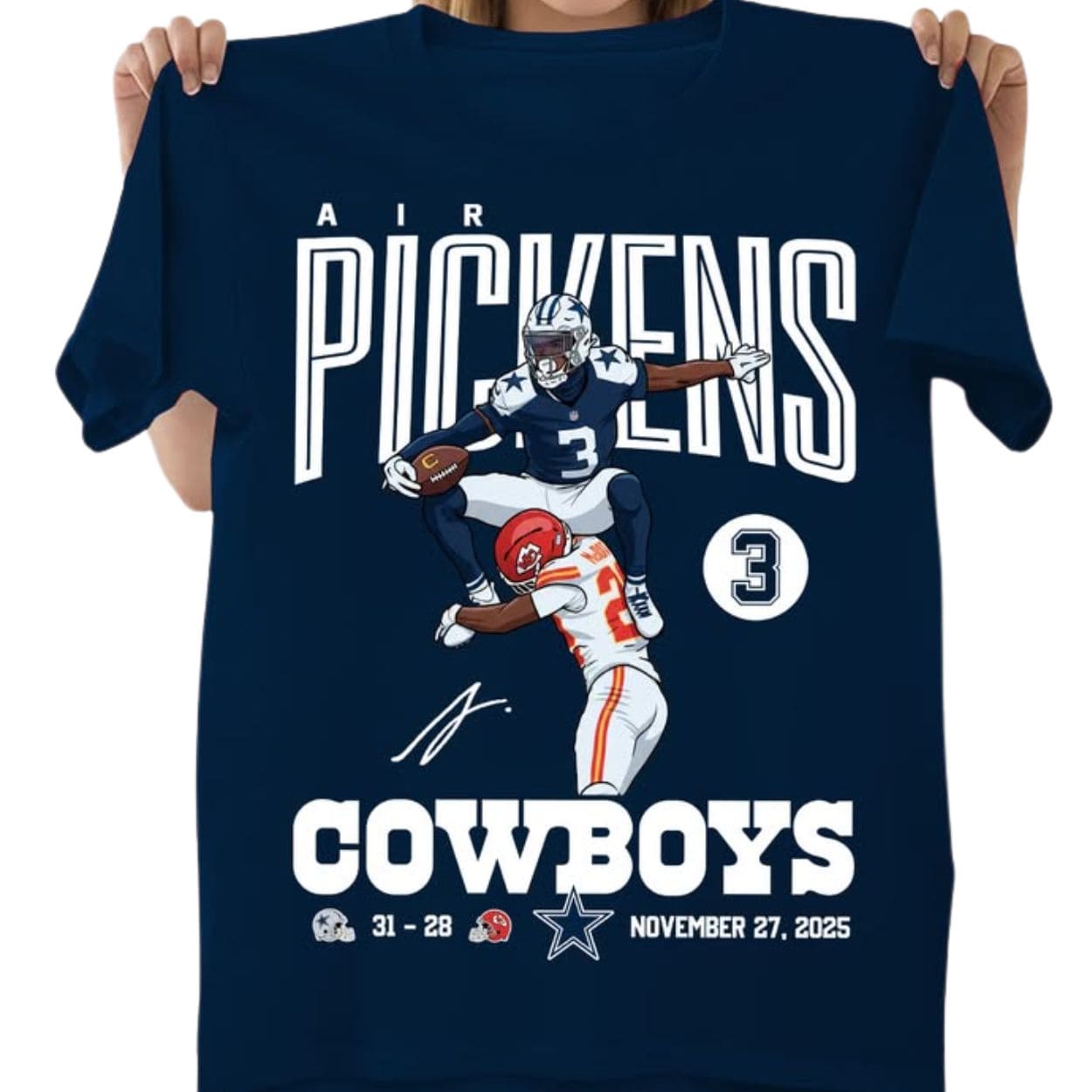 Air Pickens Cowboys 31 28 Chiefs November 27 2025 Shirt Air Pickens Cowboys 31 28 Chiefs November 27 2025 Shirt