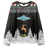 Alien Christmas Abduction Christmas Ugly Sweater