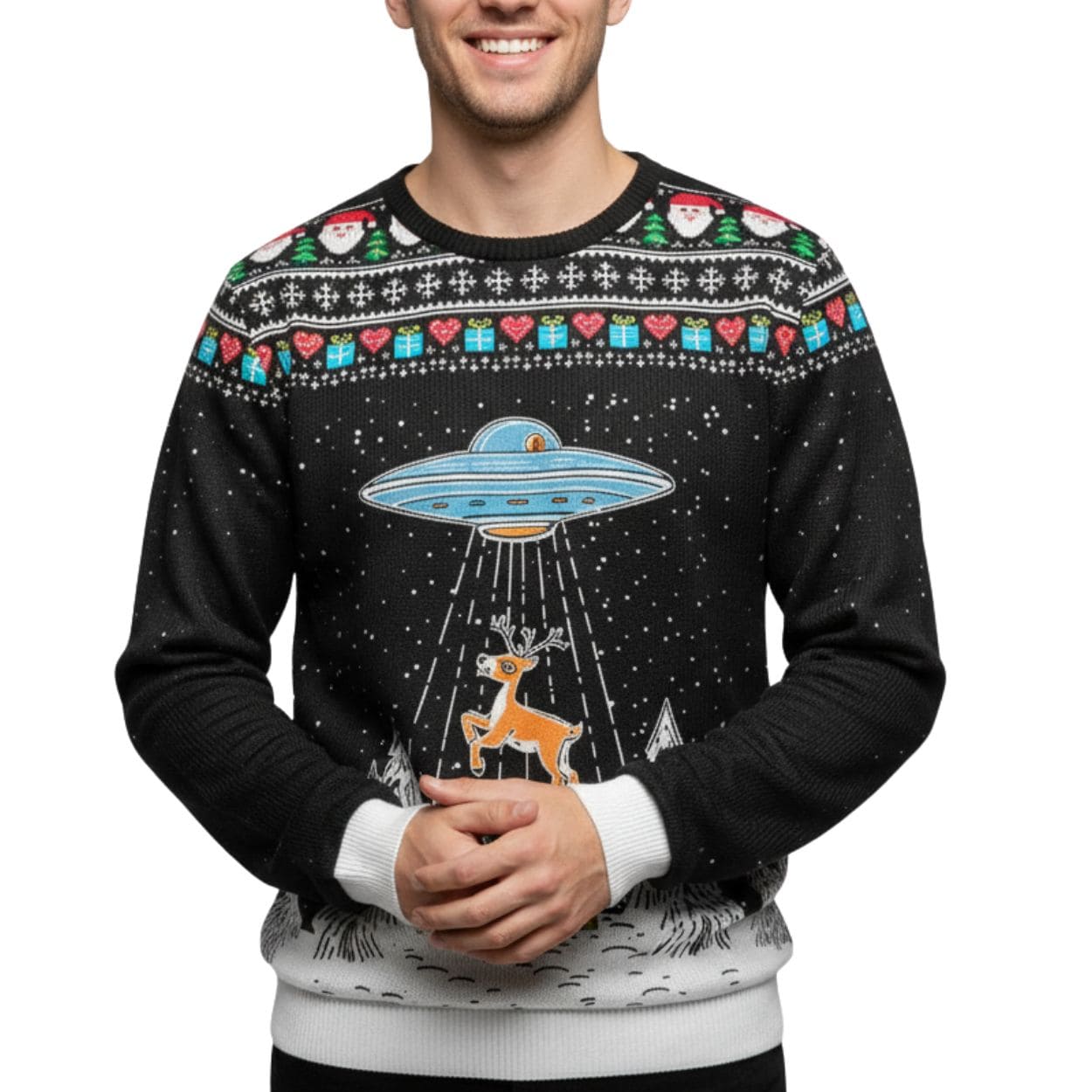 Alien Christmas Abduction Christmas Ugly Sweater Alien Christmas Abduction Christmas Ugly Sweater