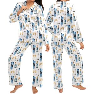 Apres Ski Champagne Pajamas Set 1