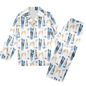 Apres Ski Champagne Pajamas Set