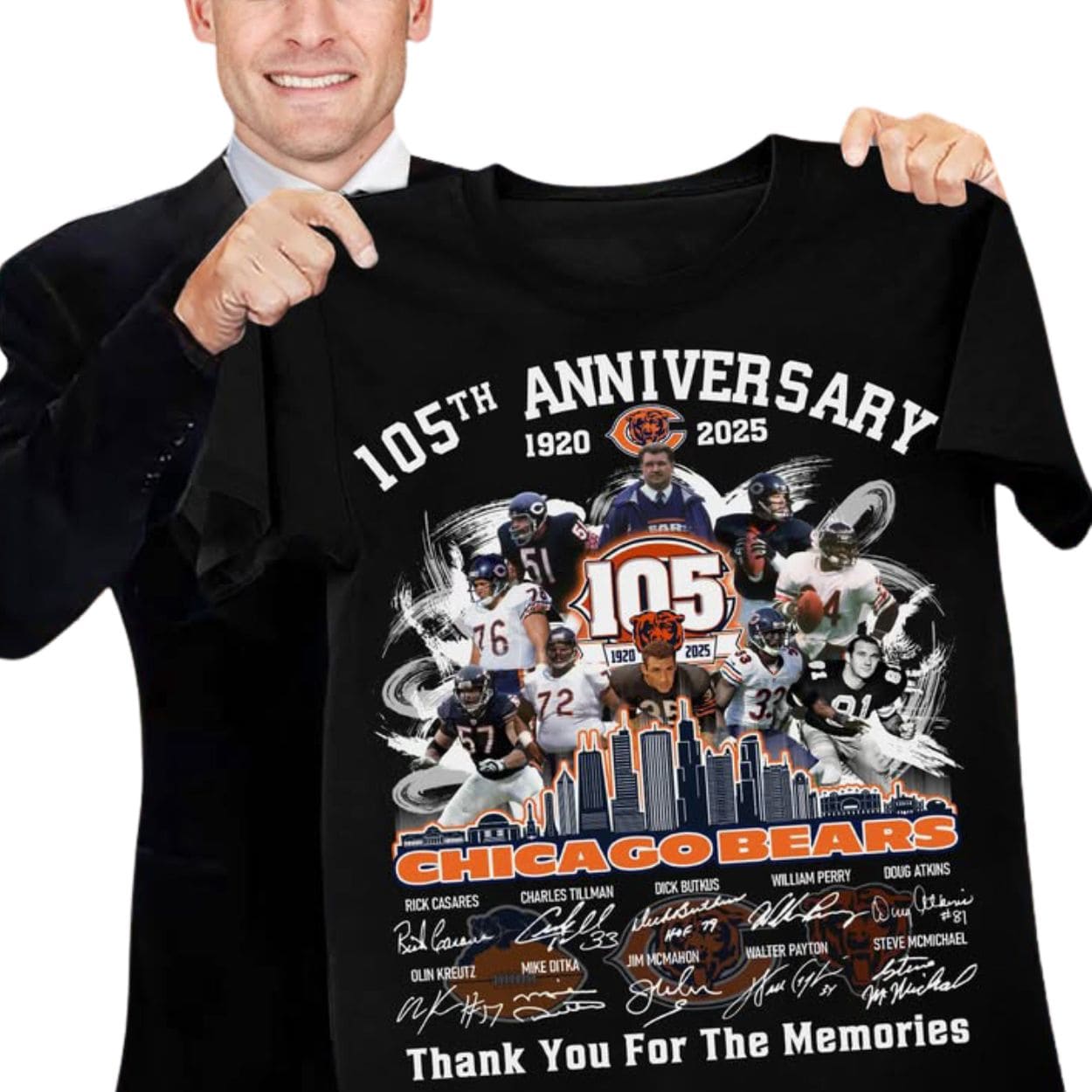 Bears 105th Anniversary Thank You For The Memories Shirt 1 Bears 105th Anniversary Thank You For The Memories Shirt 1