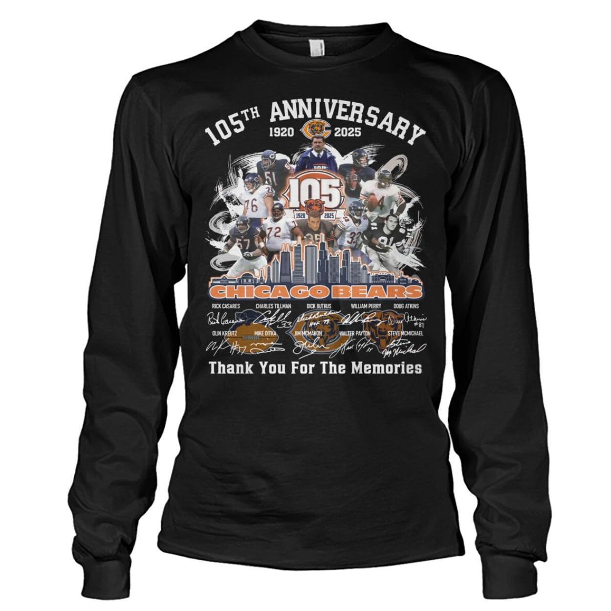 Bears 105th Anniversary Thank You For The Memories Shirt Bears 105th Anniversary Thank You For The Memories Shirt