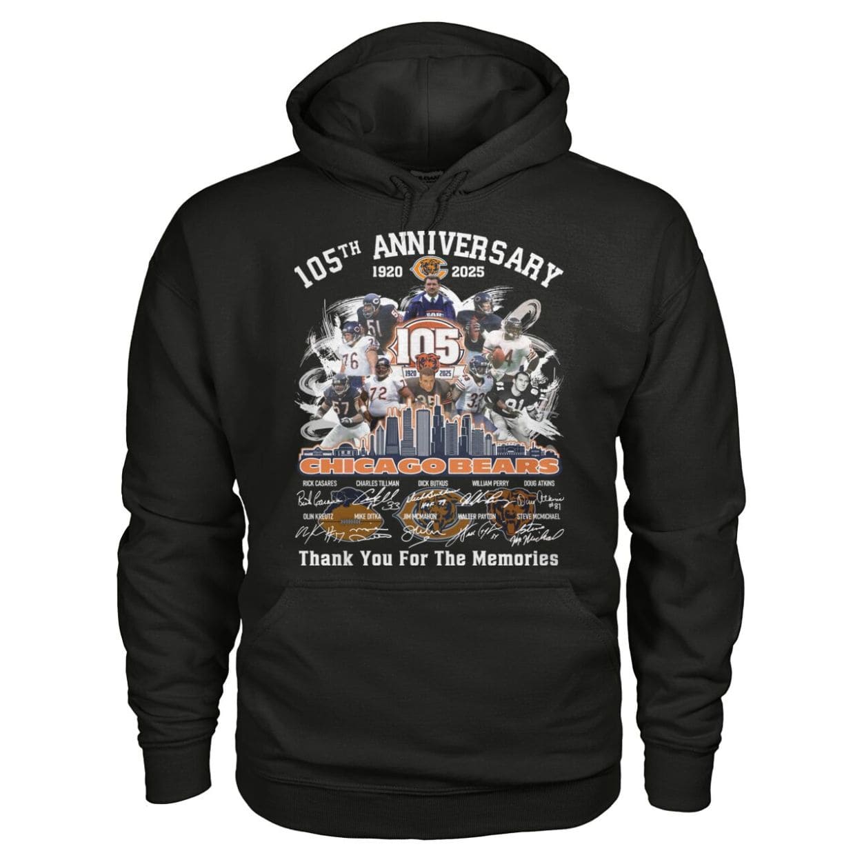 Bears 105th Anniversary Thank You For The Memories Shirt Bears 105th Anniversary Thank You For The Memories Shirt