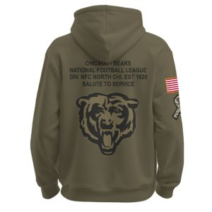 Bears 2025 Salute To Service Hoodie