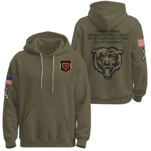 Bears 2025 Salute To Service Hoodie