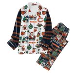 Bears Football Christmas Pajamas Set