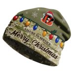 Bengals Salute To Service Christmas Beanie Hat