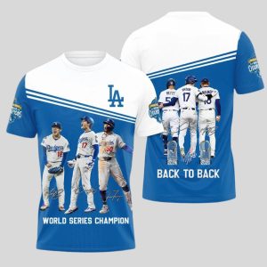 Betts Ohtani Yamamoto Back To Back World Series Champion Shirt
