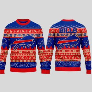 Bills Holiday Christmas Ugly Sweater 1