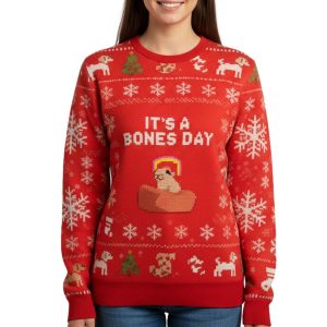 Bones Day Holiday Christmas Ugly Sweater 1