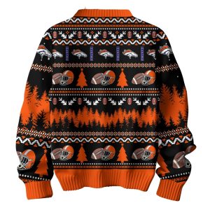 Broncos Tis The Season Christmas Ugly Sweater 2
