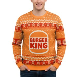 Burger King Fast Food Ugly Christmas Sweater 1