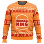 Burger King Fast Food Ugly Christmas Sweater
