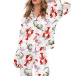Cajun Louisiana Christmas Silky Satin Pajama Set