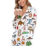 Canada Silky Satin Pajama Set