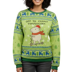 Capybara Is Ready To Do Something Bad Christmas Ugly Sweater 1 Capybara Is Ready To Do Something Bad Christmas Ugly Sweater