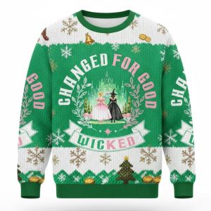 Changed For Good Wicked Christmas Ugly Sweater