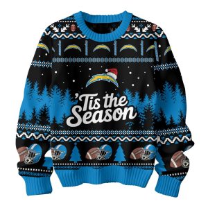 Chargers Tis The Season Christmas Ugly Sweater 1