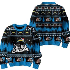 Chargers Tis The Season Christmas Ugly Sweater