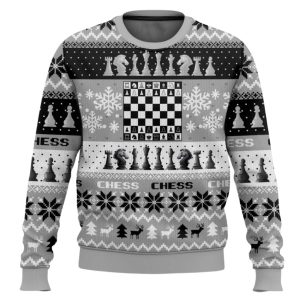 Chess Board Games Ugly Christmas Sweater