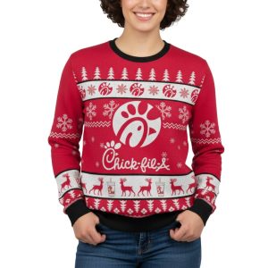 Chick fil a Ugly Christmas Sweater 1