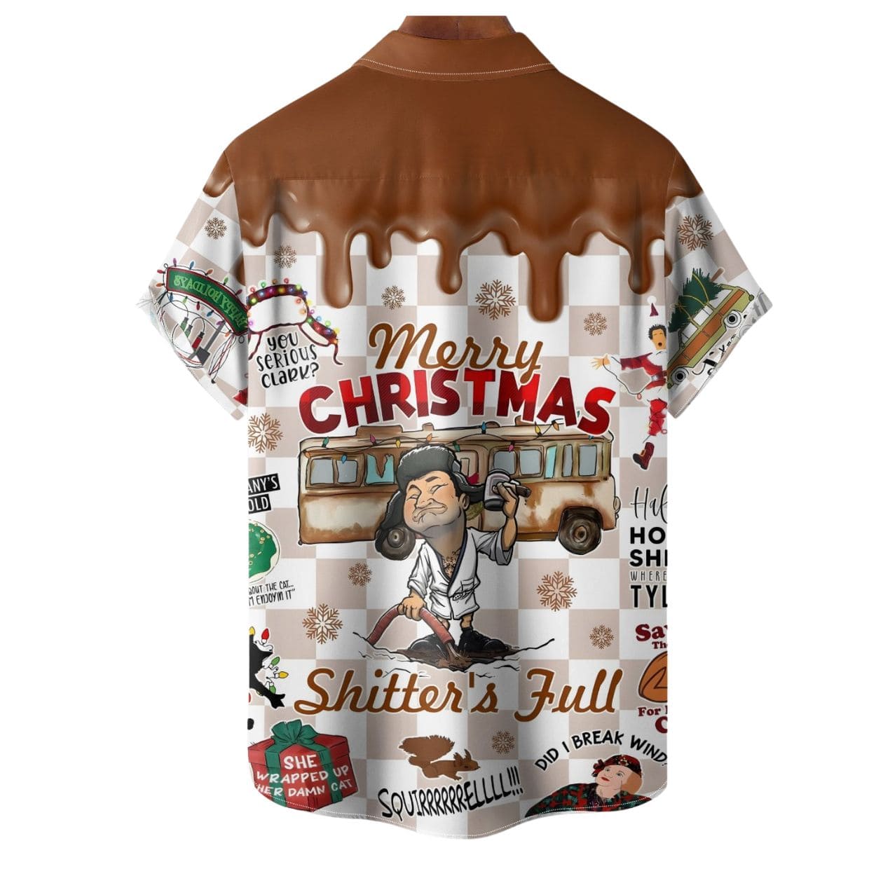 Christmas Vacation Eddie Merry Christmas Shitter’s Full Hawaiian Shirt Christmas Vacation Eddie Merry Christmas Shitter’s Full Hawaiian Shirt