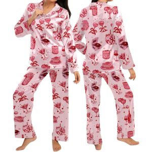 Cocktail Girl Social Club Pajamas Set 1