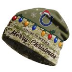 Colts Salute To Service Christmas Beanie Hat