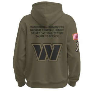 Commanders 2025 Salute To Service Hoodie