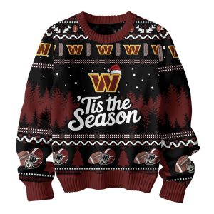 Commanders Tis The Season Christmas Ugly Sweater 1