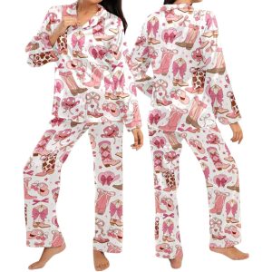 Cowboy Boots Pajamas Set 1 Cowboy Boots Pajamas Set 1