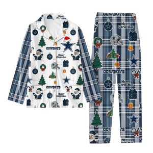 Cowboys Football Christmas Pajamas Set 1