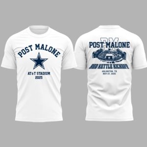 Cowboys Post Malone Red Kettle Kickoff 2025 Shirt 1