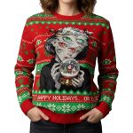 Crystal Ball Girl Ugly Christmas Sweater