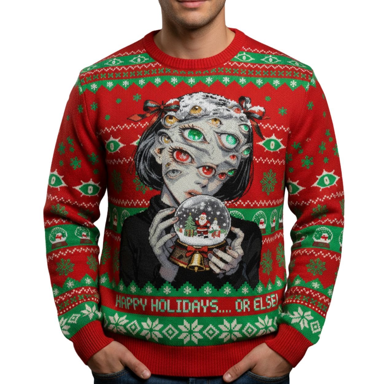 Crystal Ball Girl Ugly Christmas Sweater Crystal Ball Girl Ugly Christmas Sweater