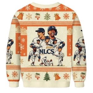 Dodgers 2025 NLCS Christmas Ugly Sweater