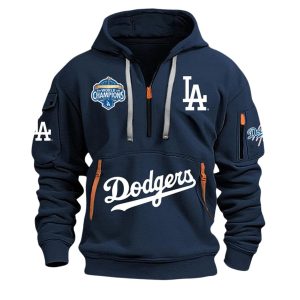 Dodgers B2B World Series 2025 Champions Quarter Zip Hoodie 3 Dodgers B2B World Series 2025 Champions Quarter Zip Hoodie 1