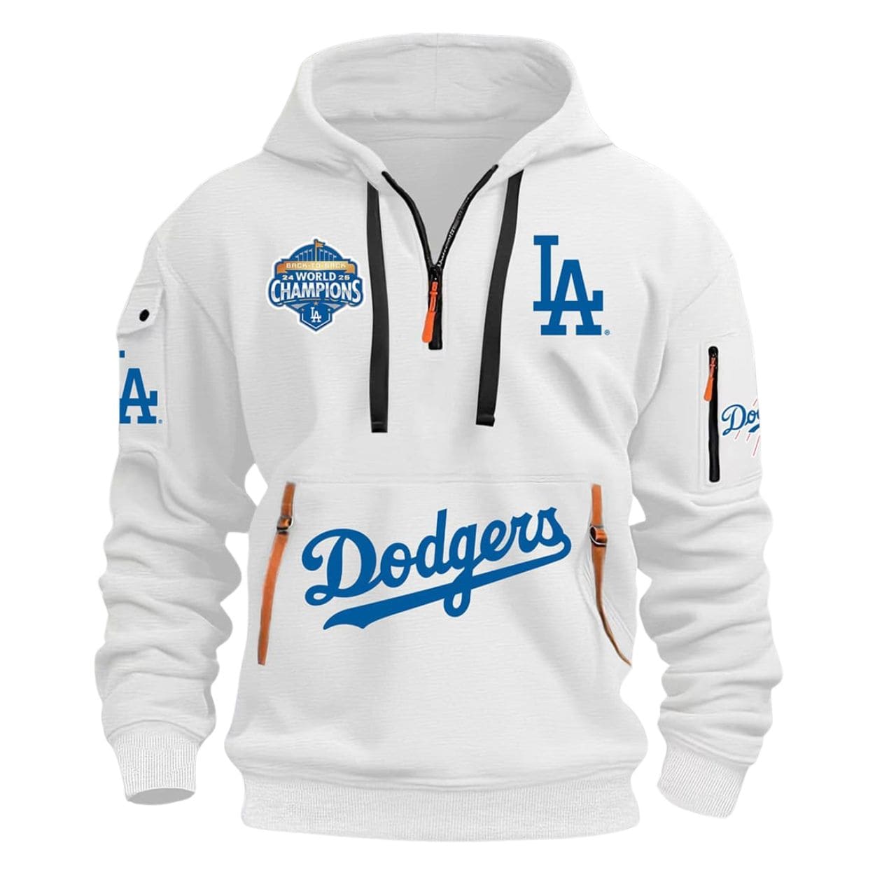 Dodgers B2B World Series 2025 Champions Quarter Zip Hoodie 3 Dodgers B2B World Series 2025 Champions Quarter Zip Hoodie 3
