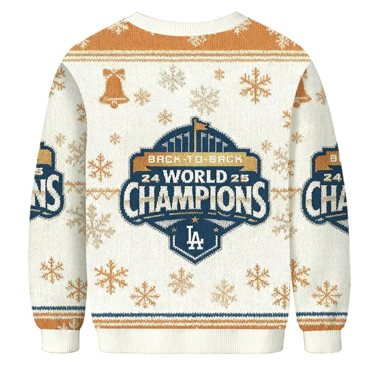Dodgers Back To Back World Series Champions 2024-2025 Ugly Christmas Sweater Dodgers Back To Back World Series Champions 2024-2025 Ugly Christmas Sweater
