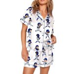 Dodgers Cartoon Baseball Player World Series Champions Pajama Set