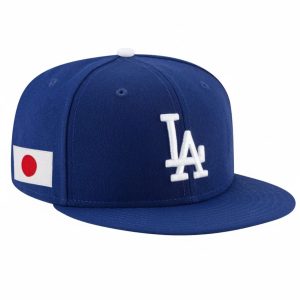 Dodgers Japanese Flag Hat