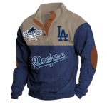 Dodgers World Series 2025 Stand-Up Collar Sweatshirt