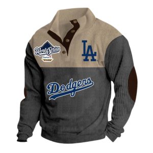 Dodgers World Series 2025 Stand Up Collar Sweatshirt