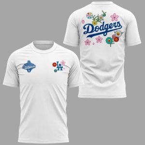 Dodgers x Takashi Murakami 2025 World Series Champions T Shirt