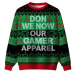 Don We Now Our Gamer Apparel Ugly Christmas Sweater