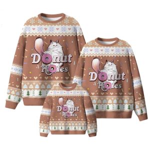 Donut Holes Unisex Ugly Christmas Sweater