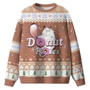 Donut Holes Unisex Ugly Christmas Sweater 1 Donut Holes Unisex Ugly Christmas Sweater