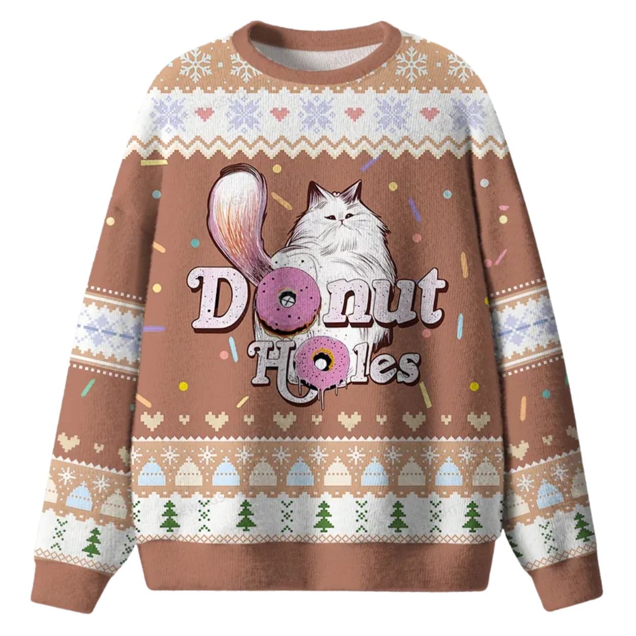 Donut Holes Unisex Ugly Christmas Sweater Donut Holes Unisex Ugly Christmas Sweater