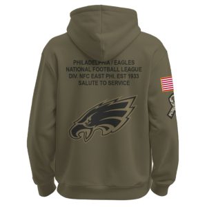 Eagles 2025 Salute To Service Hoodie